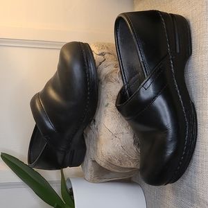 Slip resistant black Dansko shoes